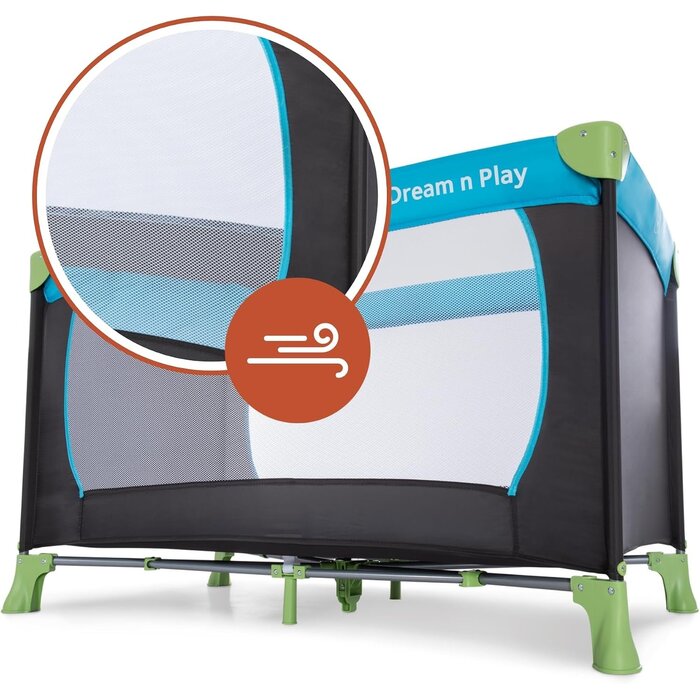 Lit de voyage pliable pour bébé - Bleu - Jusqu'à 33% de remise