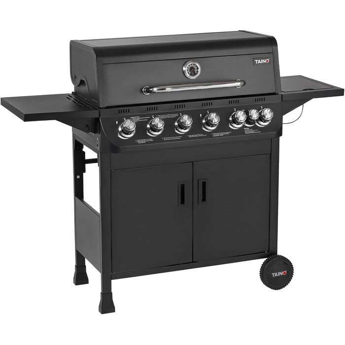Barbecue à gaz 6+1 avec tournebroche - Jusqu'à 35% de remise