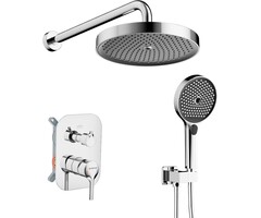 Ensemble de douche thermostatique chromé - Jusqu'à 34 % de réduction
