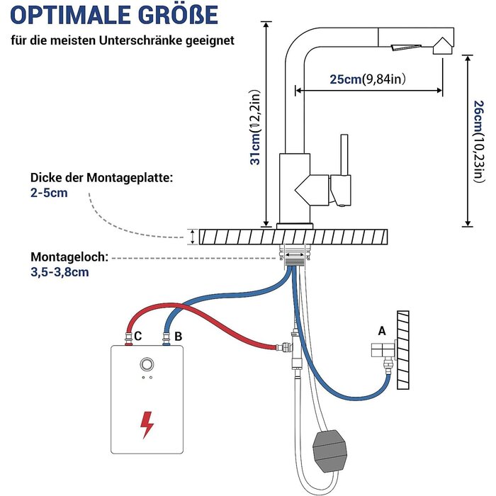 Mitigeur de cuisine basse pression extractible - Jusqu'à -33% sur l'outlet