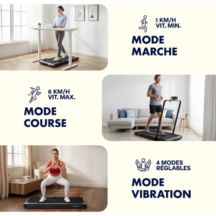 Tapis de marche avec plateforme vibrante - Jusqu'à 35% de réduction