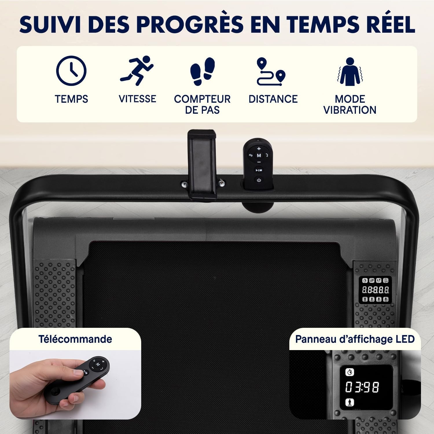 Tapis de marche avec plateforme vibrante - Jusqu'à 35% de réduction