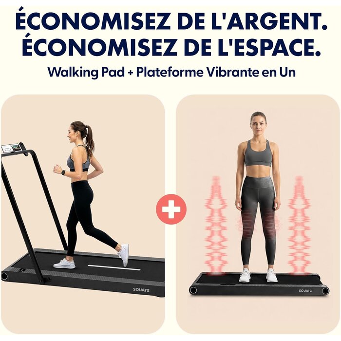 Tapis de marche avec plateforme vibrante - Jusqu'à 35% de réduction