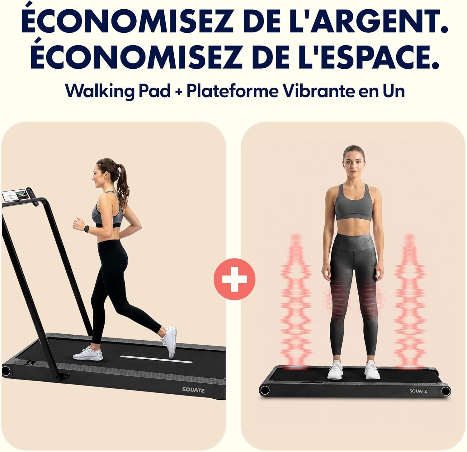 Tapis de marche avec plateforme vibrante - Jusqu'à 35% de réduction