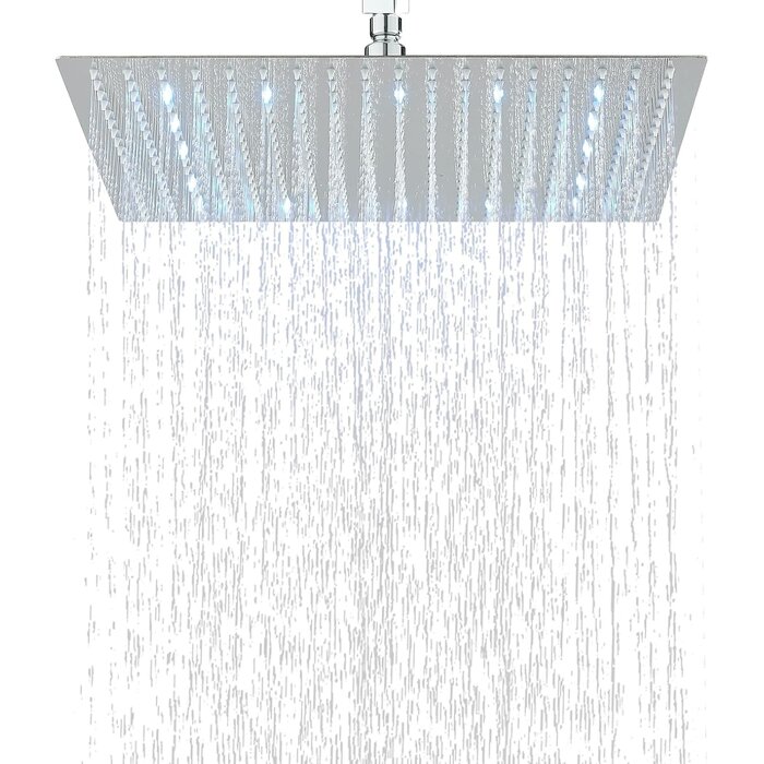 Pomme de douche LED 40 cm effet pluie - Jusqu'à 32% de remise