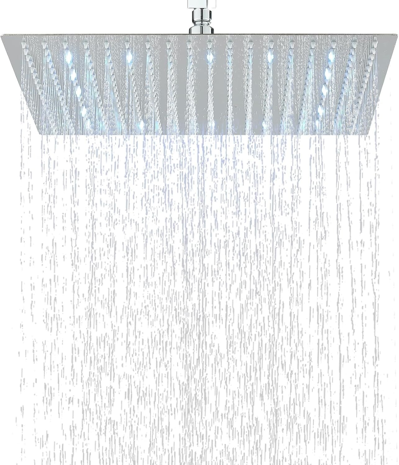 Pomme de douche LED 40 cm effet pluie - Jusqu'à 32% de remise