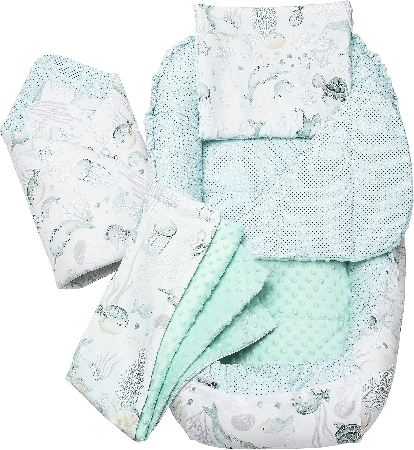 Nid d'ange 5 pièces Océan & Menthe - Jusqu'à -34% sur votre achat