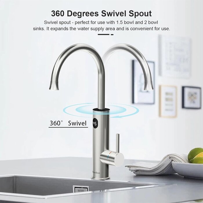 Robinet d'eau chaude électrique 3,2 kW - Jusqu'à 34% de réduction