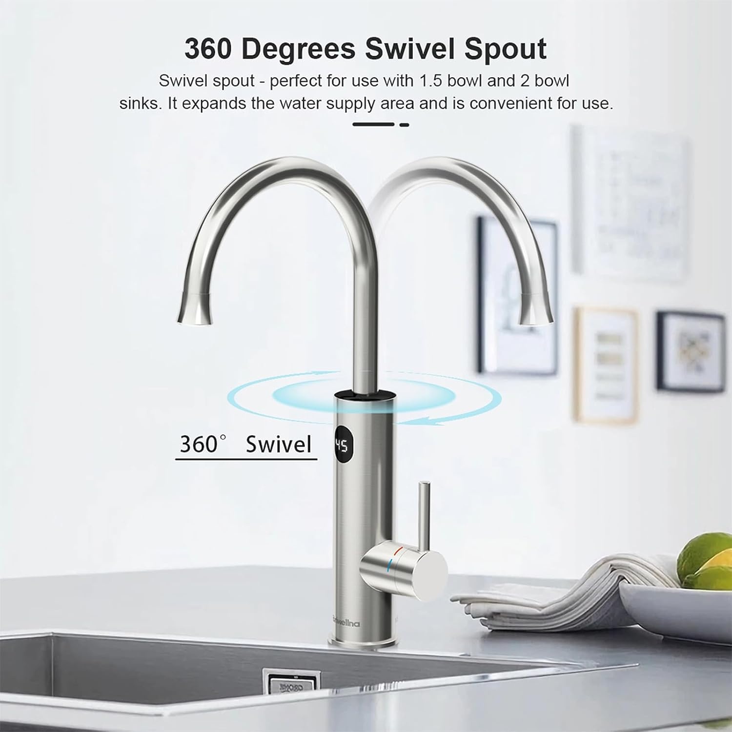 Robinet d'eau chaude électrique 3,2 kW - Jusqu'à 34% de réduction