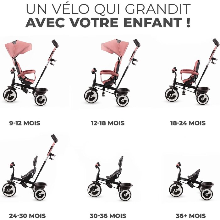 Draisienne enfant rose - Apprentissage équilibre - Jusqu'à 34% de réduction