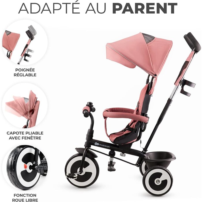 Draisienne enfant rose - Apprentissage équilibre - Jusqu'à 34% de réduction