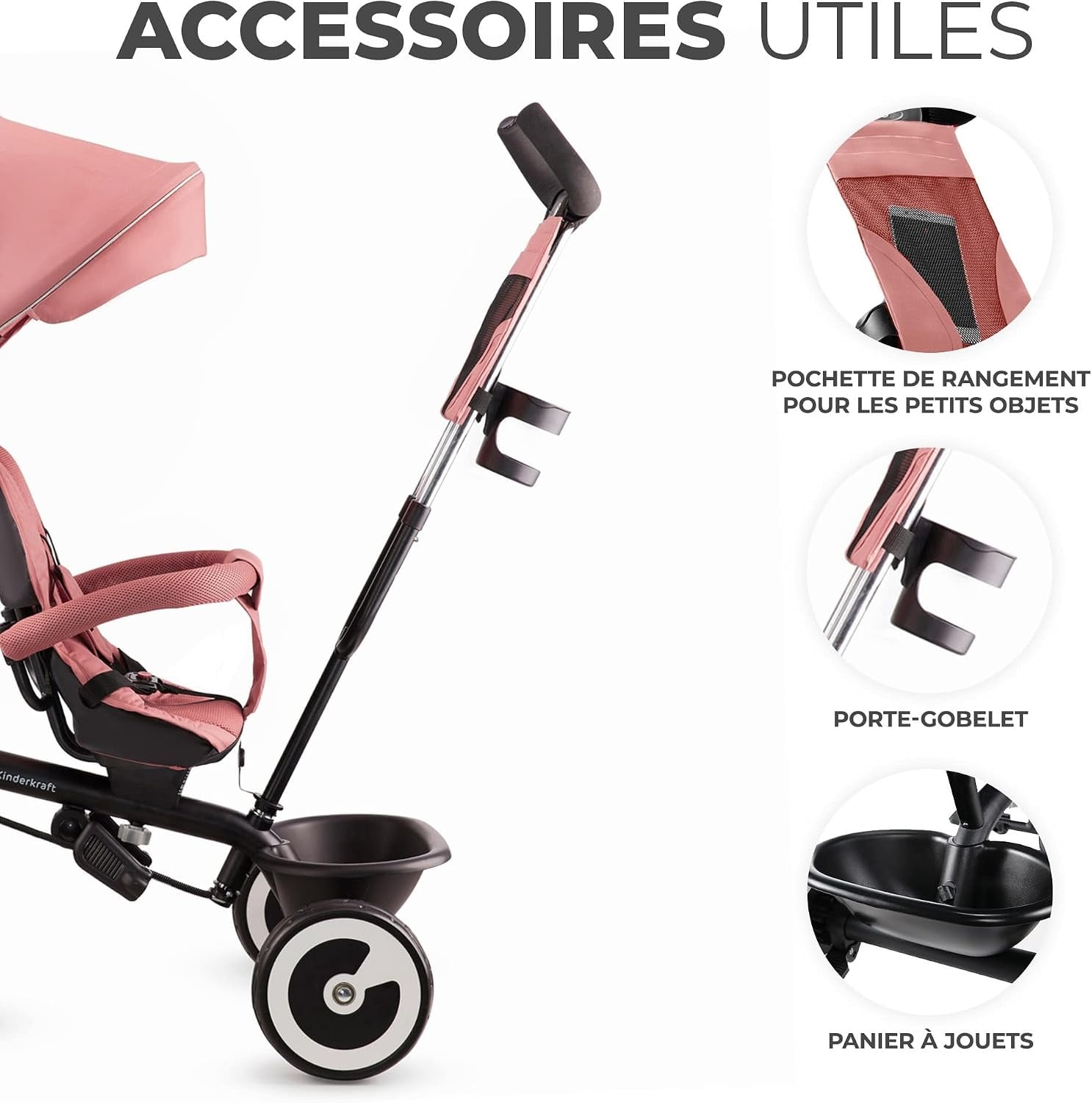 Draisienne enfant rose - Apprentissage équilibre - Jusqu'à 34% de réduction