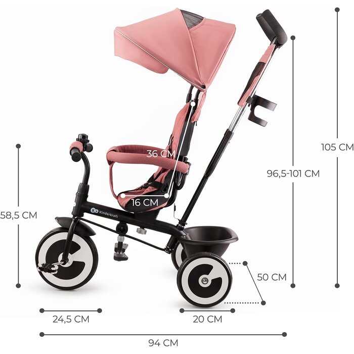 Draisienne enfant rose - Apprentissage équilibre - Jusqu'à 34% de réduction