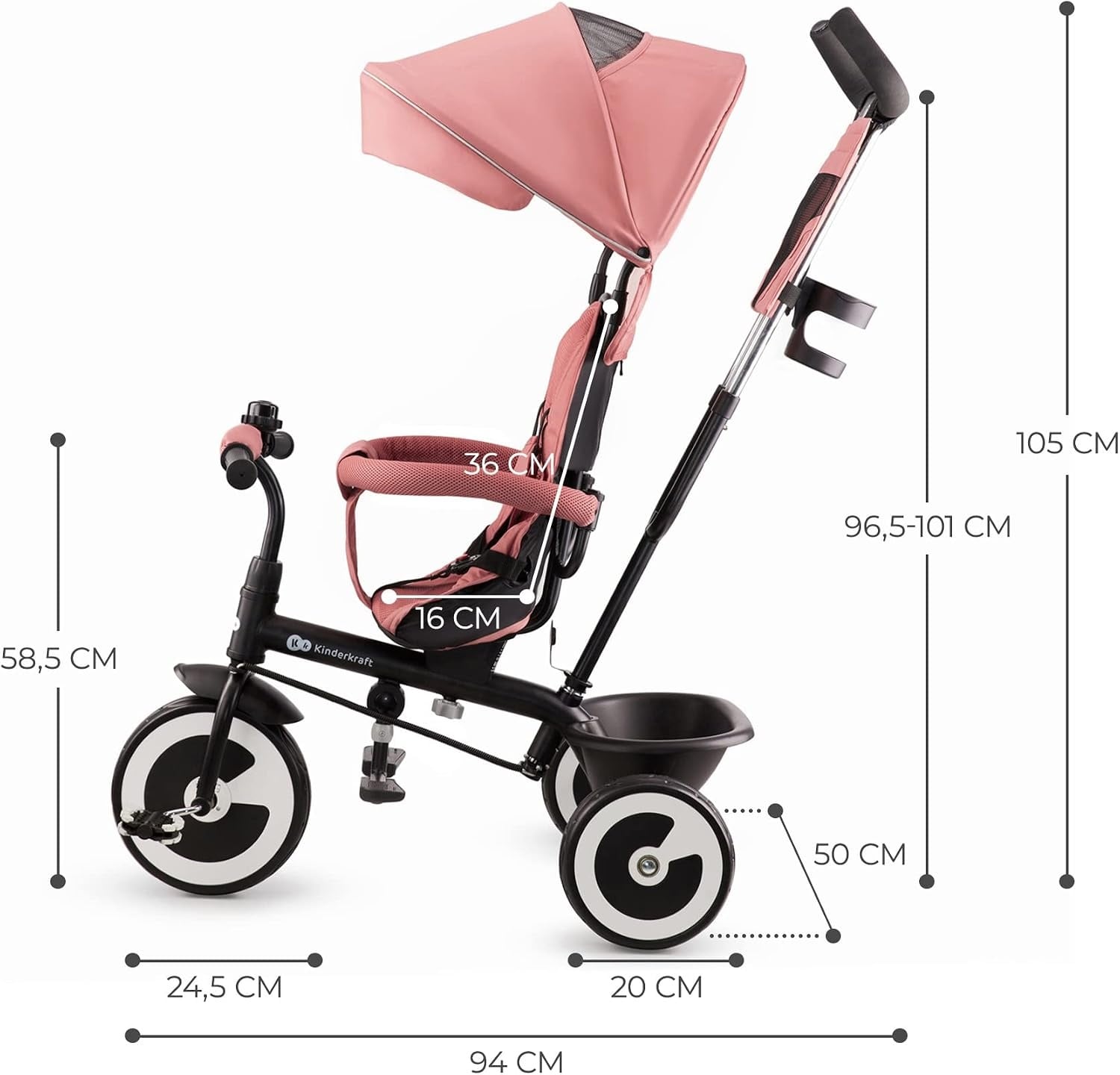 Draisienne enfant rose - Apprentissage équilibre - Jusqu'à 34% de réduction