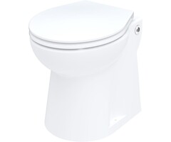 Toilette suspendue avec broyeur 500W - Porcelaine blanche - Jusqu'à 35% de remise