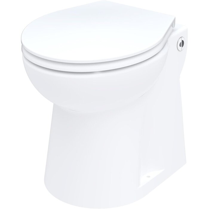 Toilette suspendue avec broyeur 500W - Porcelaine blanche - Jusqu'à 35% de remise