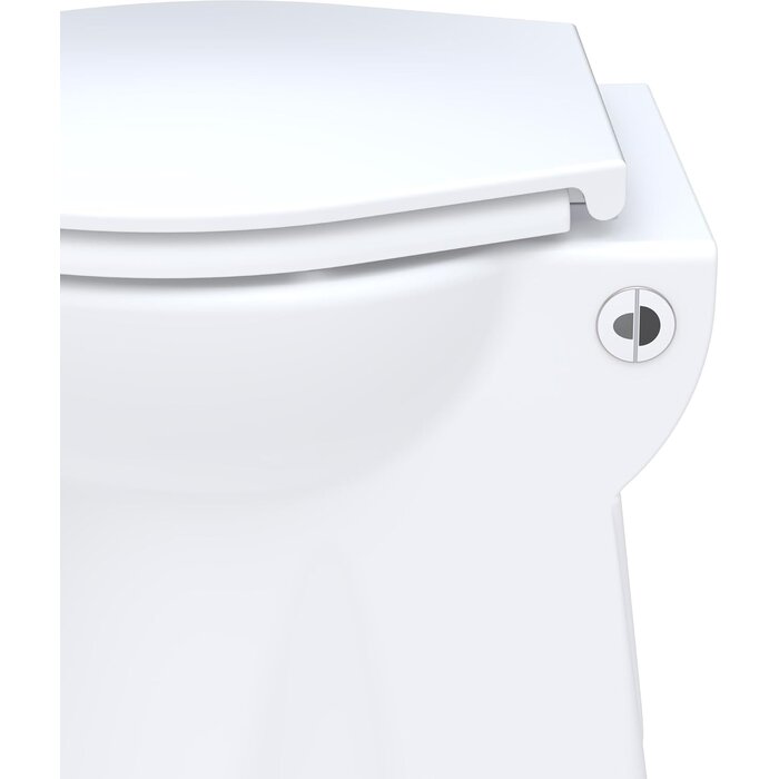 Toilette suspendue avec broyeur 500W - Porcelaine blanche - Jusqu'à 35% de remise