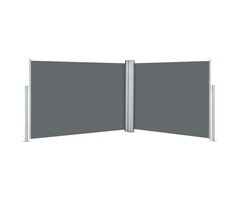 Vidaxl Pare-vent rétractable anthracite 120 x 1000 cm - Jusqu'à 35% de réduction