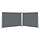 Pare-vent rétractable 120x1000cm Anthracite - 64% de remise