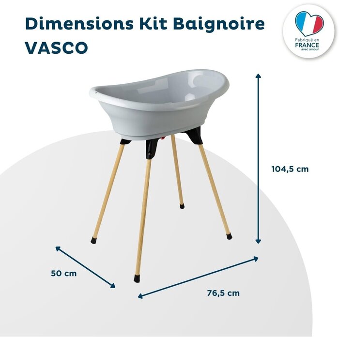 Baignoire bébé avec support pliant - Jusqu'à -34% sur votre achat