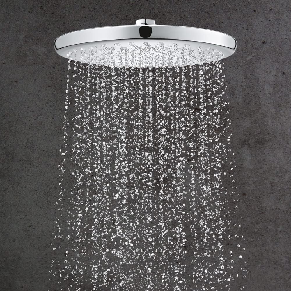 Pomme de douche ronde 25 cm - Chrome - Jusqu'à -35% sur l'outlet