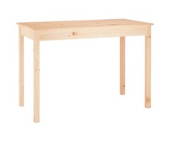 Vidaxl Table à manger en pin massif 110 cm - Jusqu'à -34%