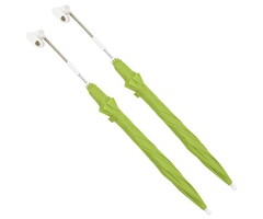 Vidaxl Lot de 2 parasols pour chaise de camping vert - 54% de remise