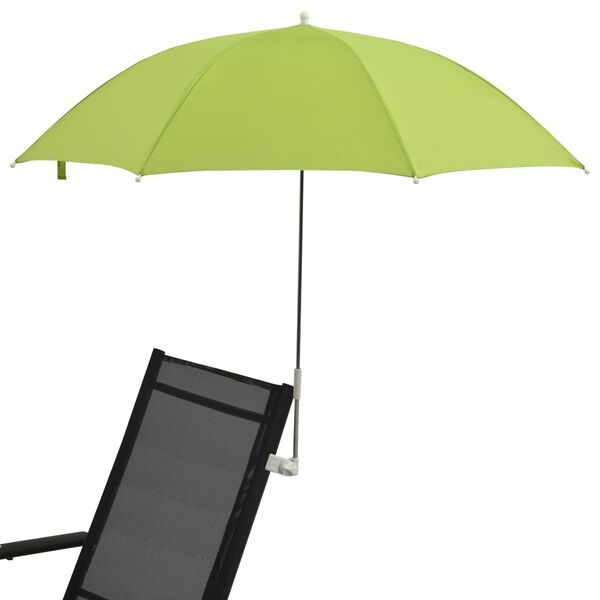 Vidaxl Lot de 2 parasols pour chaise de camping vert - 54% de remise