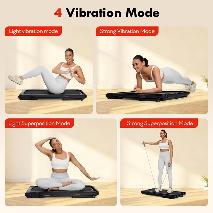 Tapis de marche 4-en-1 pliable avec inclinaison - Jusqu'à 35% de réduction