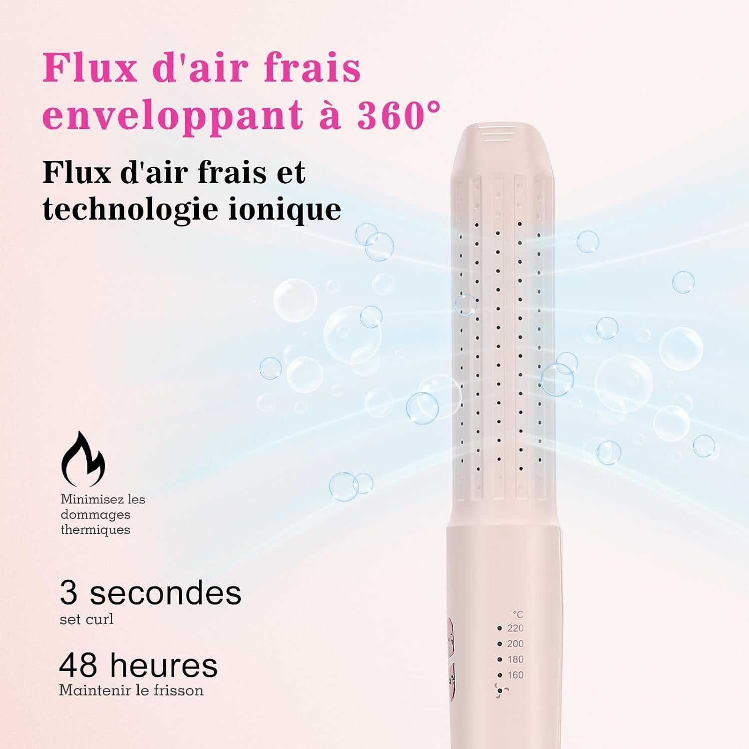 Lisseur et Boucleur 2-en-1 Air Froid - Jusqu'à -33% sur l'Outlet