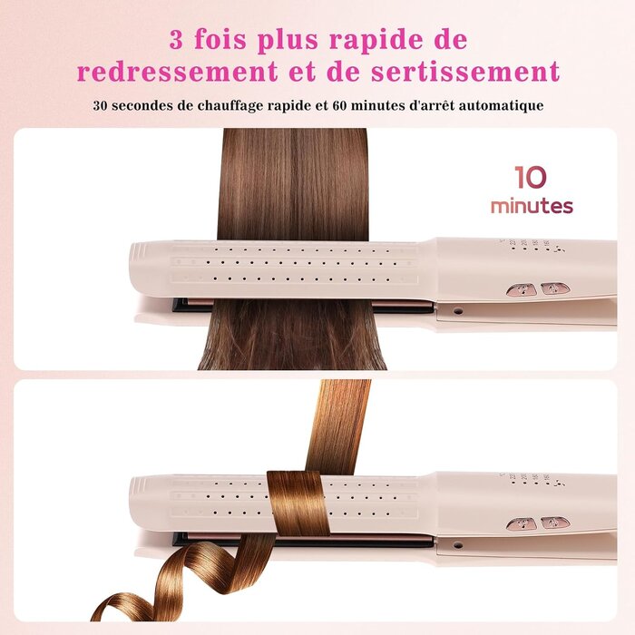 Lisseur et Boucleur 2-en-1 Air Froid - Jusqu'à -33% sur l'Outlet