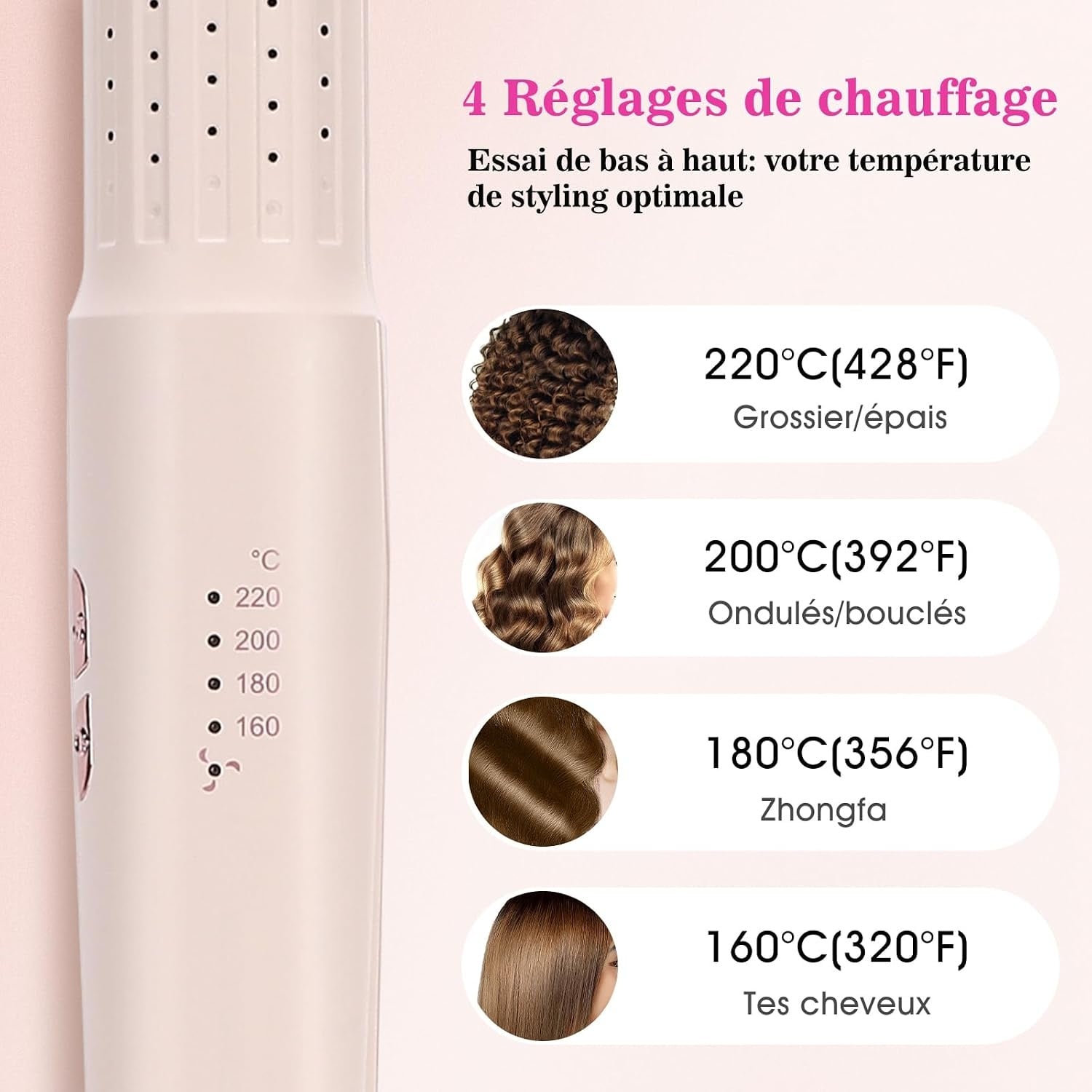 Lisseur et Boucleur 2-en-1 Air Froid - Jusqu'à -33% sur l'Outlet