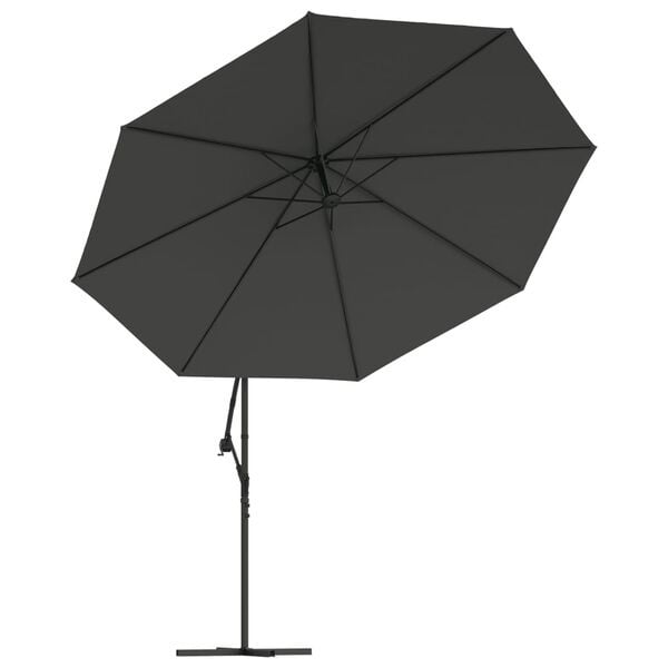 Parasol déporté 350 cm anthracite : jusqu'à 35% de remise sur votre extérieur