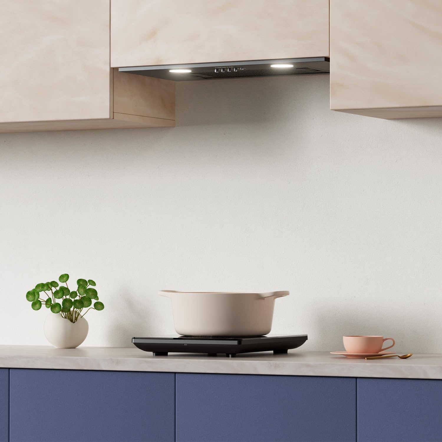 Hotte aspirante intégrable 52 cm noire - Jusqu'à 35% de réduction