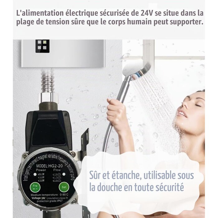 Pompe de surpression 24V Inox - Jusqu'à -34% sur vos retours clients