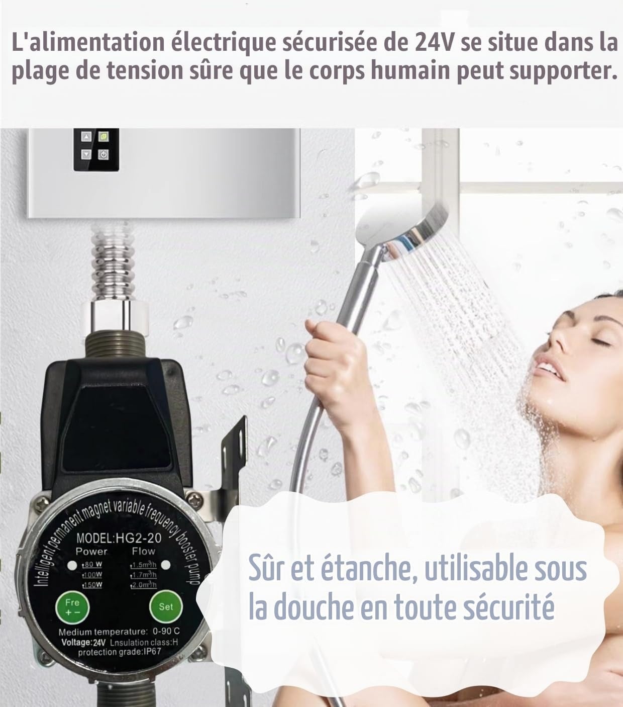 Pompe de surpression 24V Inox - Jusqu'à -34% sur vos retours clients