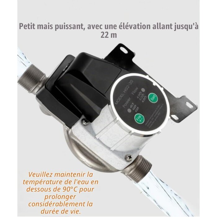 Pompe de surpression 24V Inox - Jusqu'à -34% sur vos retours clients
