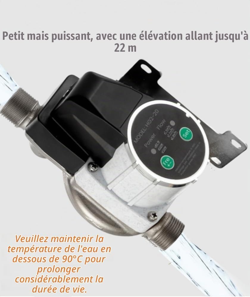 Pompe de surpression 24V Inox - Jusqu'à -34% sur vos retours clients