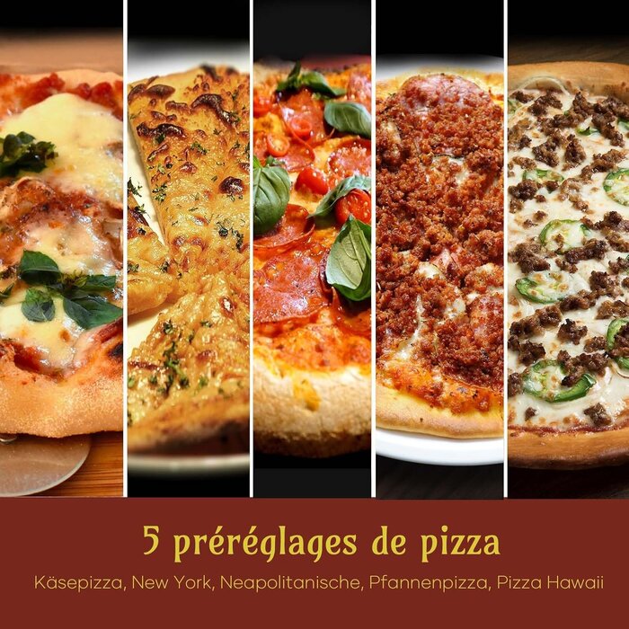 Four à pizza électrique 1700W 450°C - Jusqu'à -35% sur votre modèle