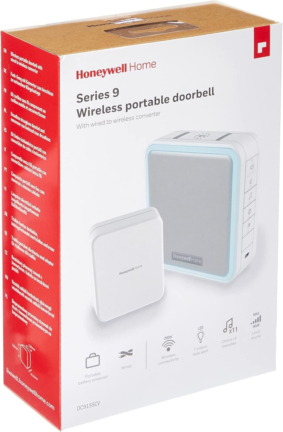 Kit conversion sonnette sans fil, portée 200m - Jusqu'à 34% de remise