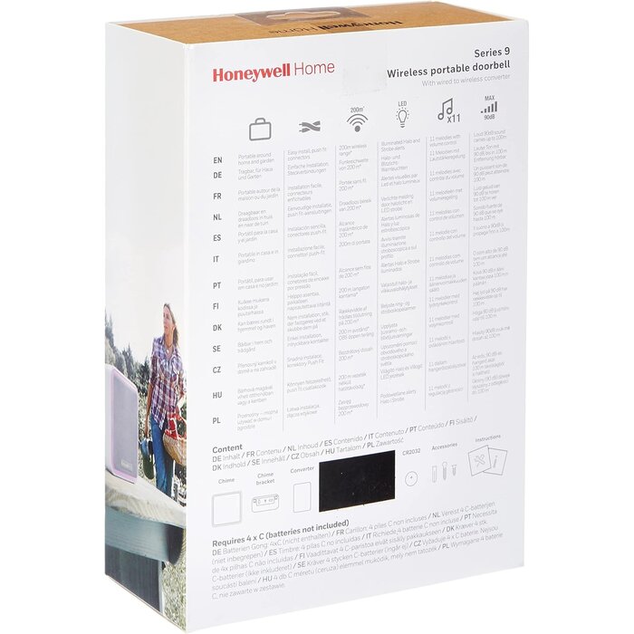 Kit conversion sonnette sans fil, portée 200m - Jusqu'à 34% de remise