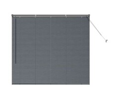 Vidaxl Store vénitien aluminium gris foncé 130x145cm - Jusqu'à -32% sur notre stock