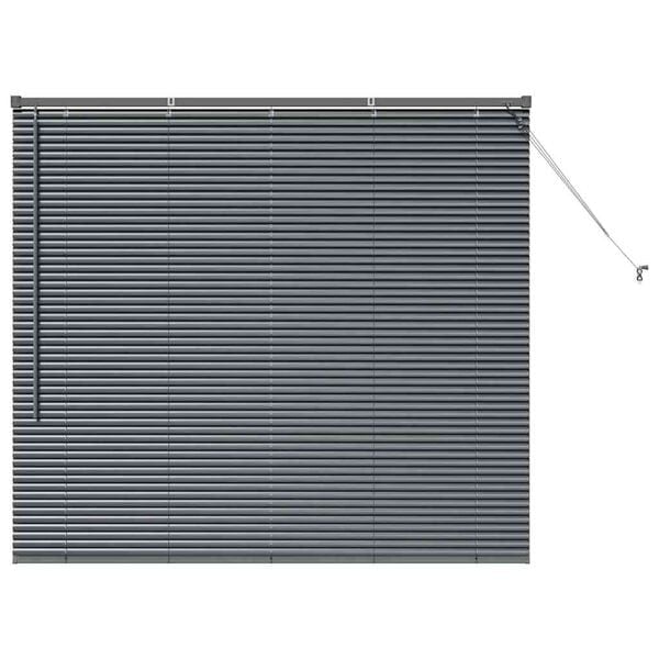Store vénitien aluminium gris foncé 130x145cm - Jusqu'à -32% sur notre stock