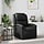Fauteuil inclinable en similicuir noir - Jusqu'à -33% sur l'outlet
