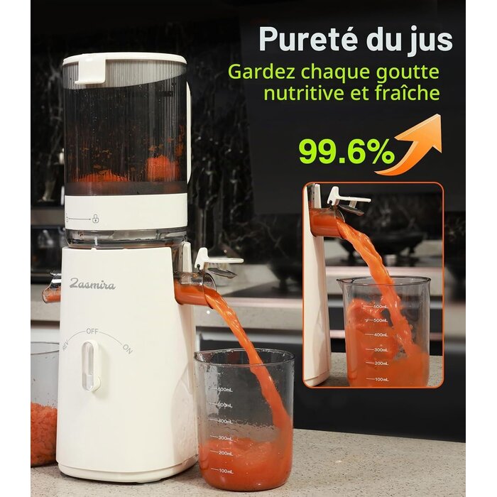 Extracteur de jus lent 120 mm - Pressage à froid - Jusqu'à -34% sur l'outlet