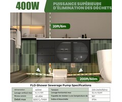 Pompe de relevage eaux usées 400W - Jusqu'à 34% de remise