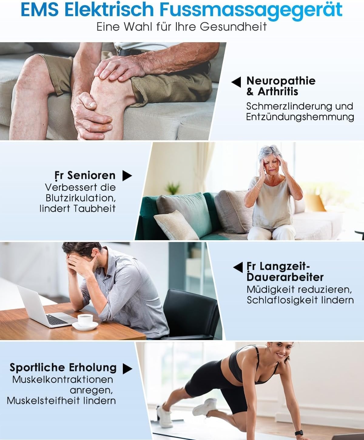 Appareil de massage TENS/EMS - Jusqu'à 34% de remise sur votre bien-être