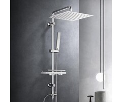 Système de douche XXL 30x30 cm avec tablette - Jusqu'à 34% de remise