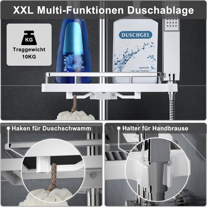 Système de douche XXL 30x30 cm avec tablette - Jusqu'à 34% de remise