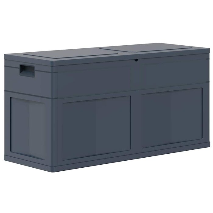 Coffre de jardin 320L aspect bois noir - Jusqu'à -34%